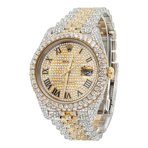 fake diamond covered watch|watches with faux diamonds.